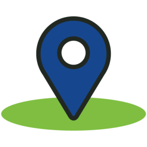 Recycling Rules map marker logo