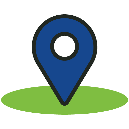 Recycling Rules map marker logo