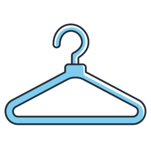 plastic clothes hanger