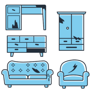 furniture in poor condition