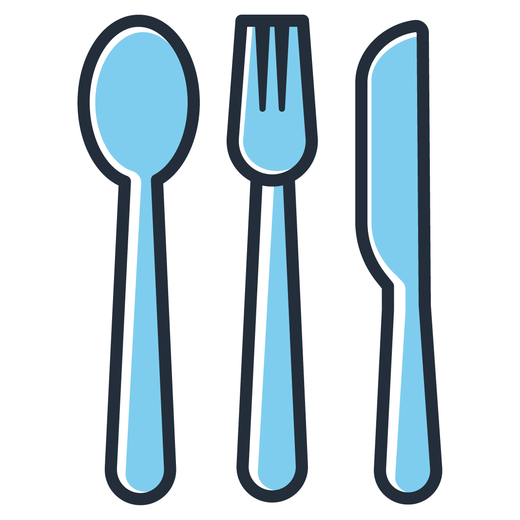 plastic utensils